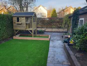 Kindvriendelijke tuin in Leiden